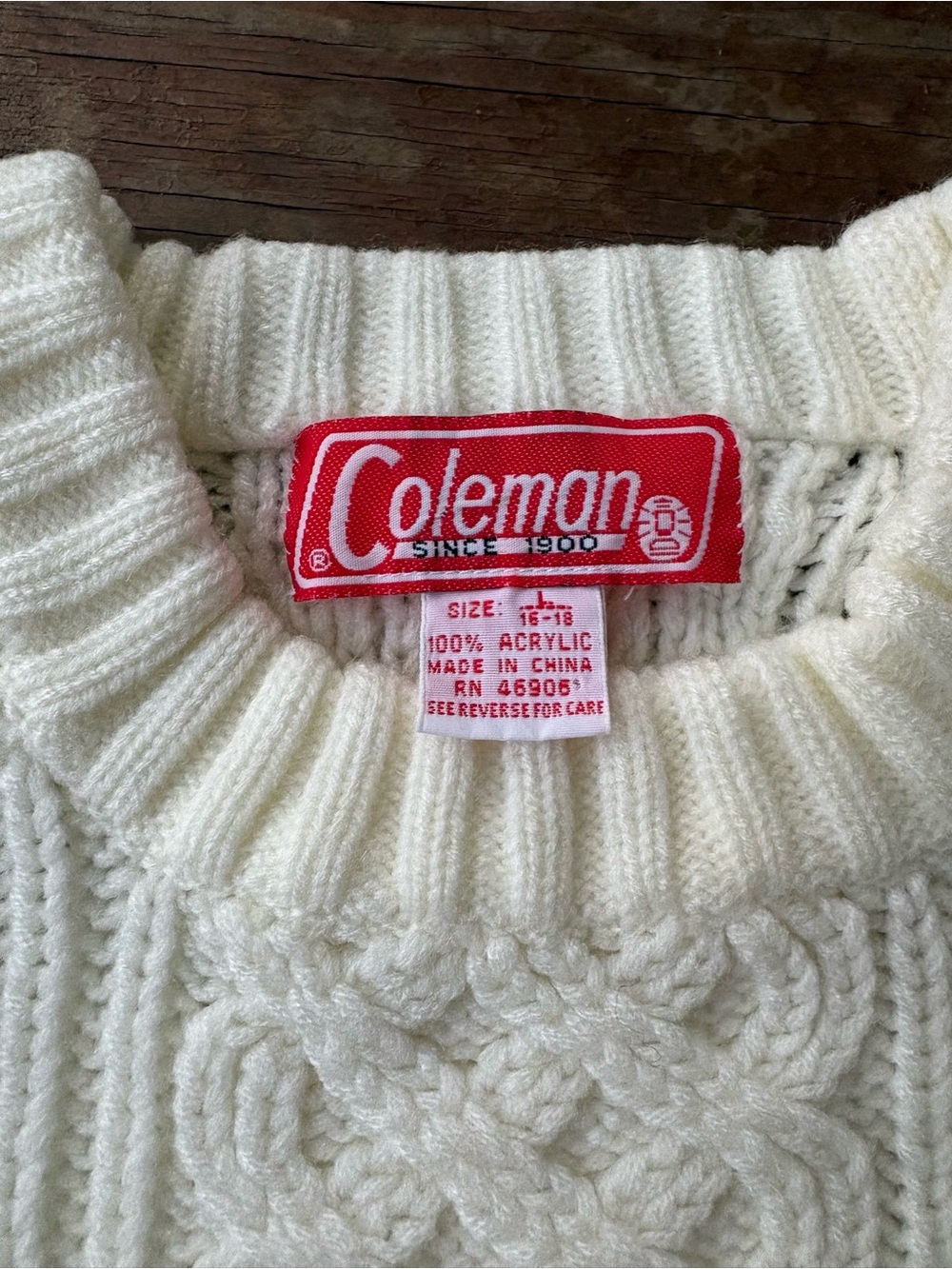 Coleman Cream Cable-Knit Turtleneck Sweater